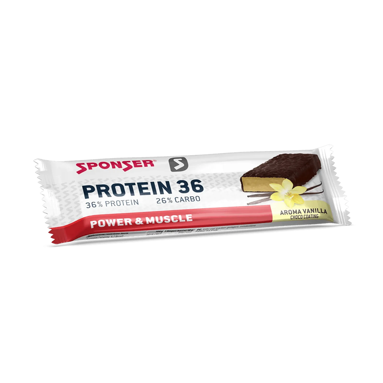 Енергетичний батончик Sponser PROTEIN 36 (ваніль)