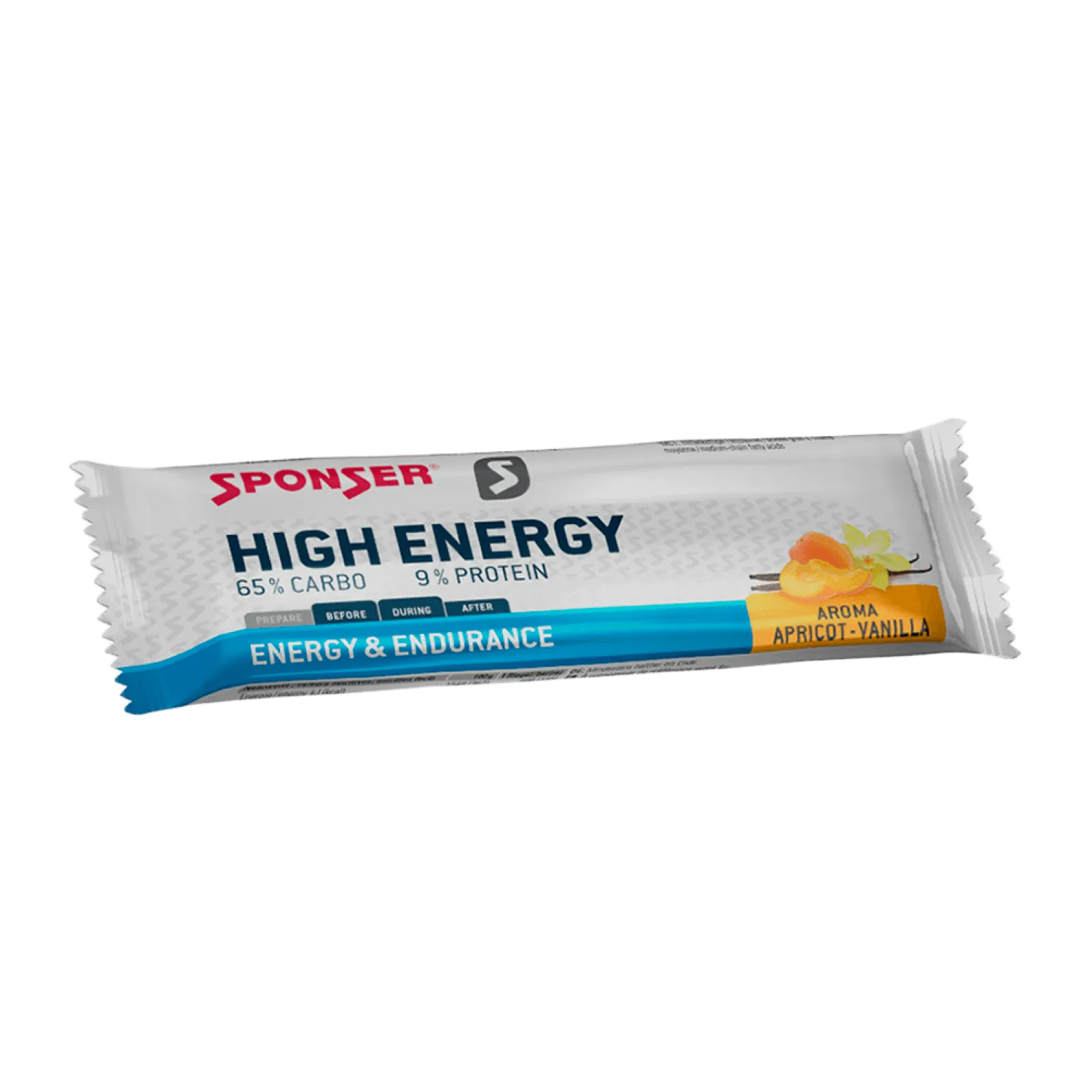 Батончик енергетичний Sponser HIGH ENERGY (абрикос+ваніль)