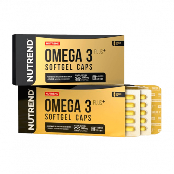 Вітаміни Nutrend OMEGA 3 PLUS 120 caps