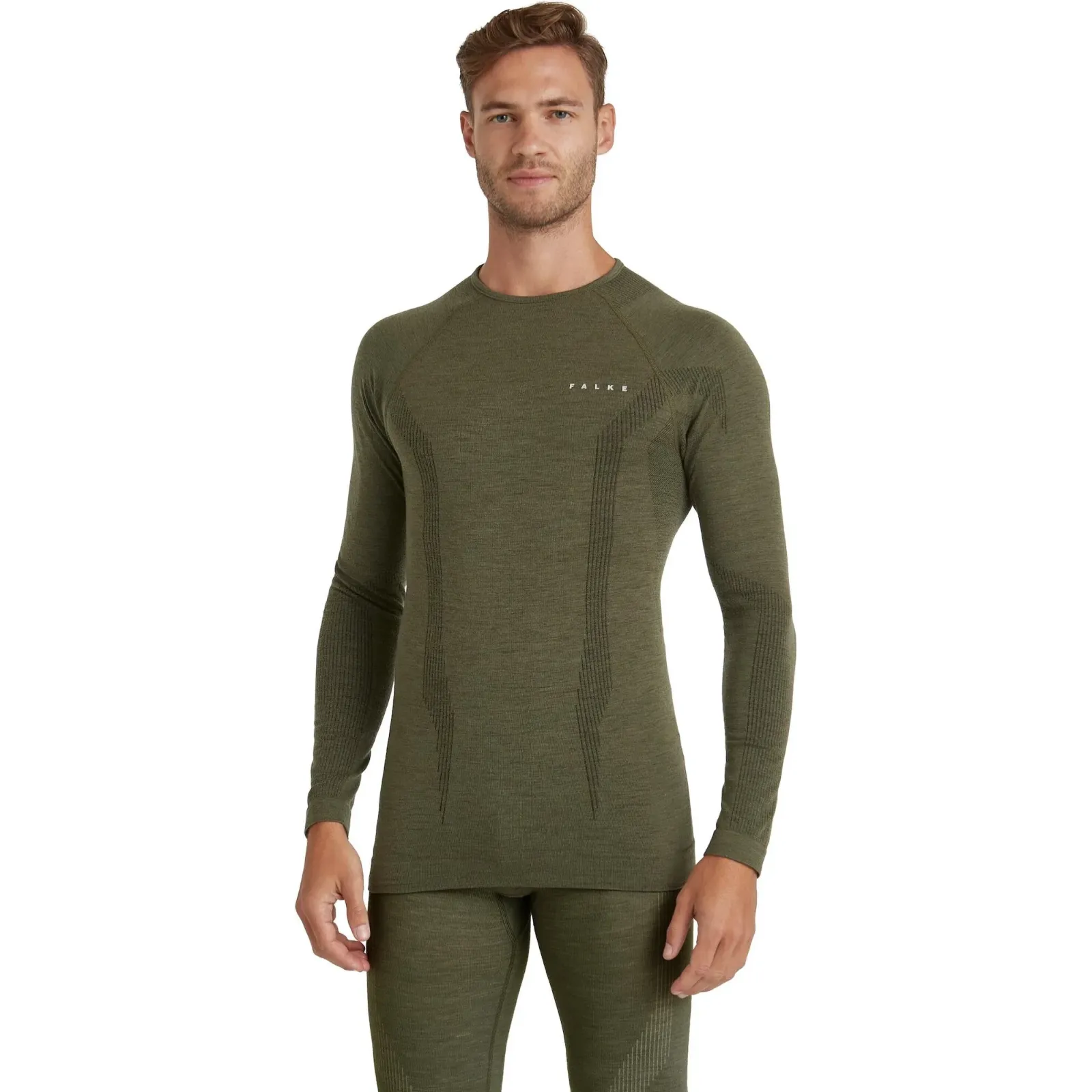 Чоловічий термореглан Falke ESS WOOL-TECH