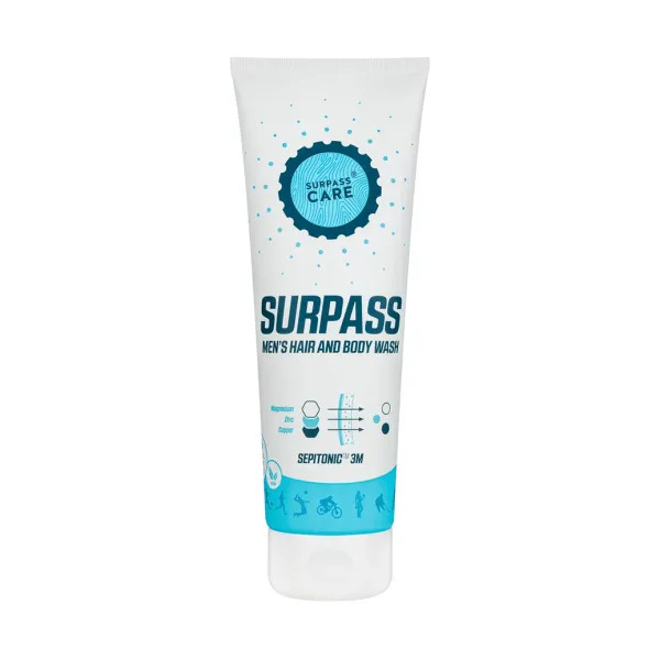 Гель для душу і шампунь 2 в 1 Surpass-Care MENS HAIR AND BODY WASH