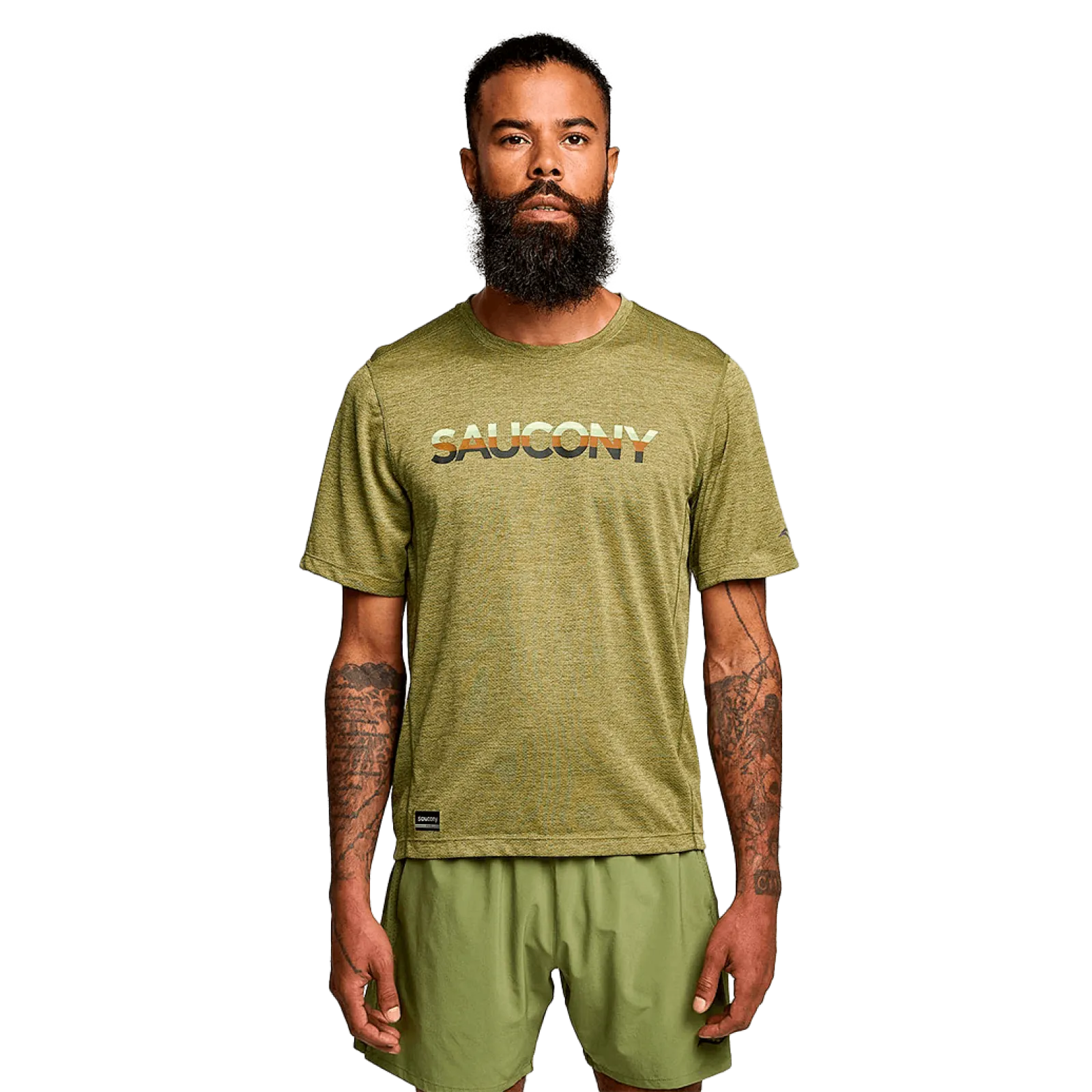 Чоловіча футболка Saucony STOPWATCH GRAPHIC SHORT SLEEVE