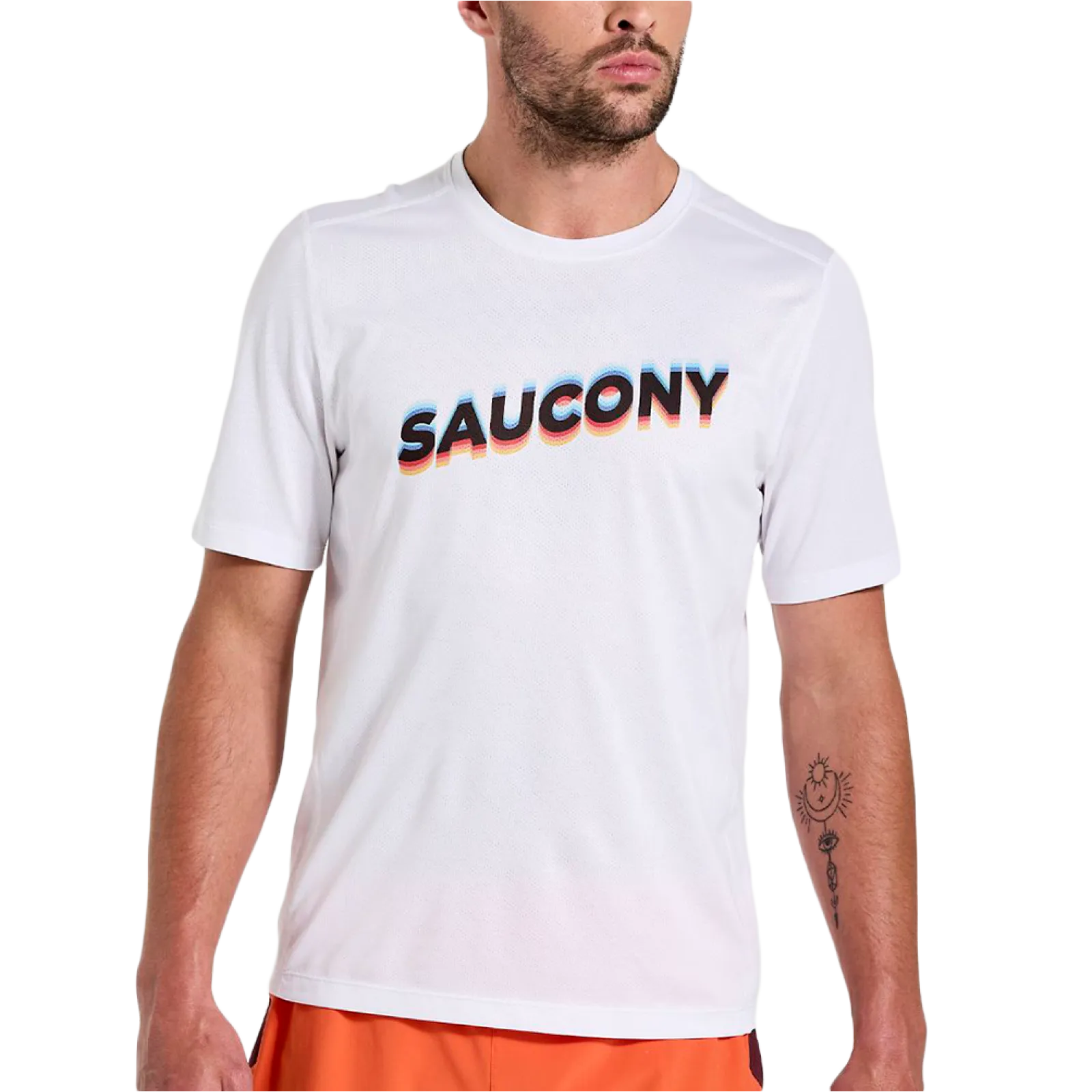 Чоловіча футболка Saucony STOPWATCH GRAPHIC SHORT SLEEVE