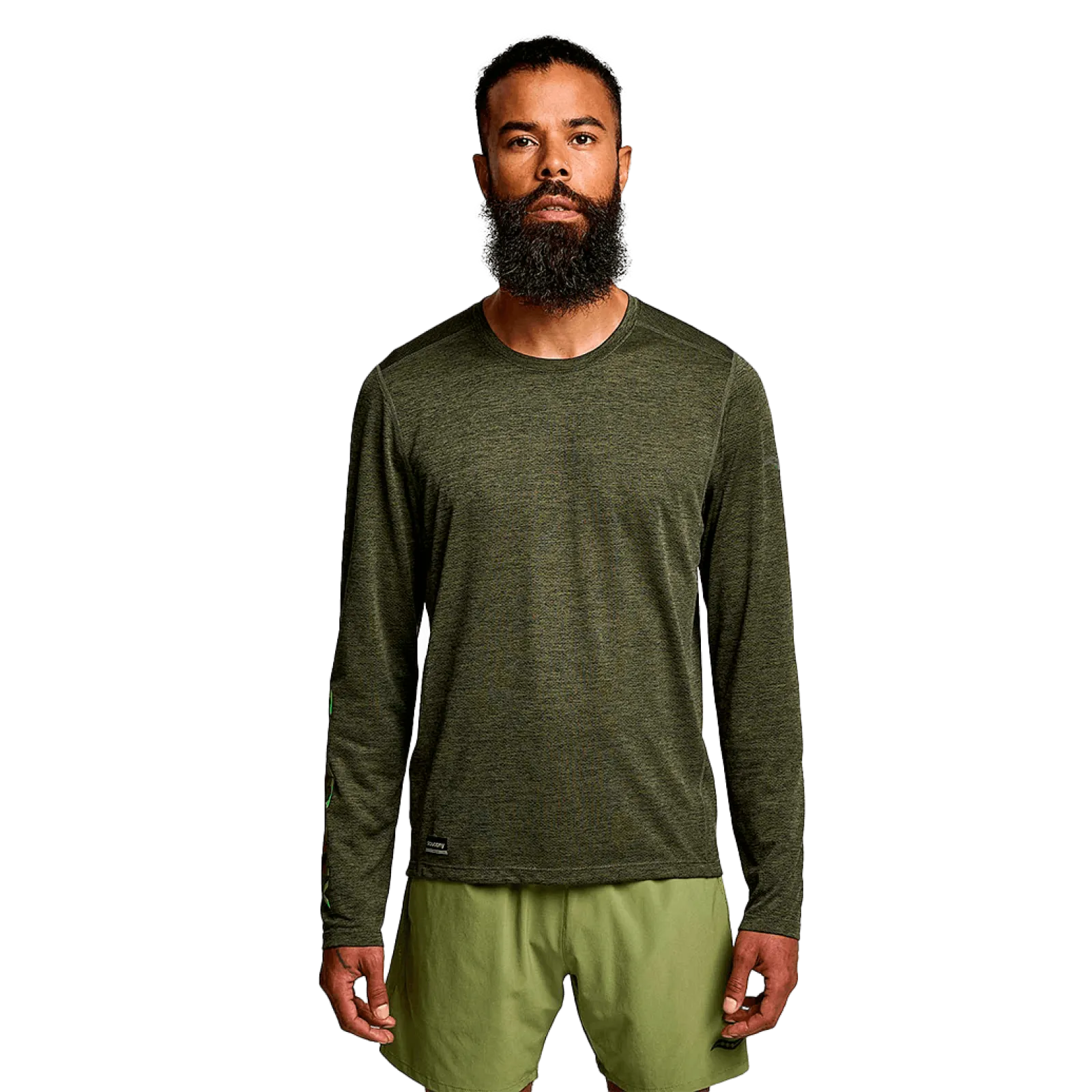 Чоловіча футболка Saucony STOPWATCH GRAPHIC LONG SLEEVE