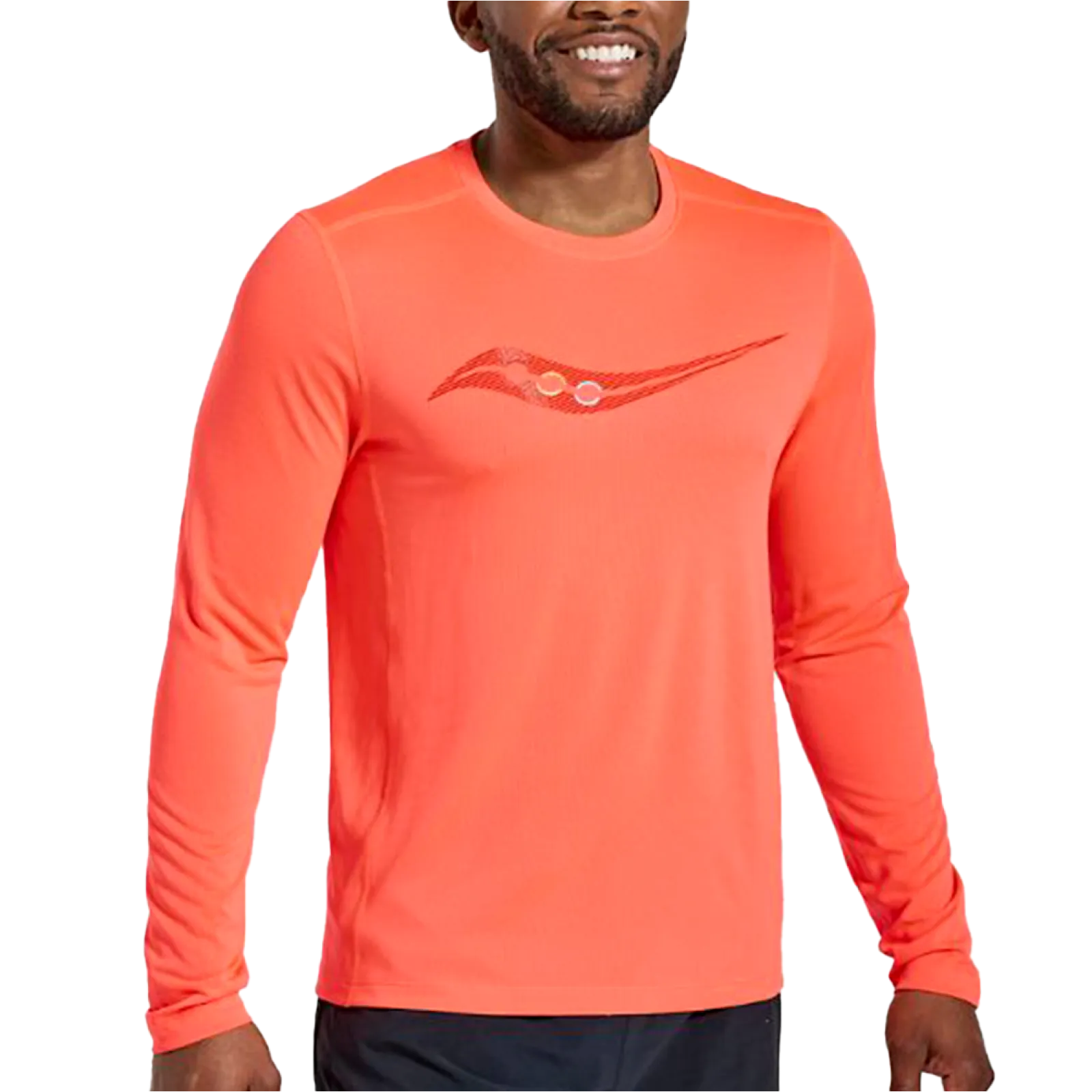 Чоловічий лонгслів Saucony STOPWATCH GRAPHIC LONG SLEEVE