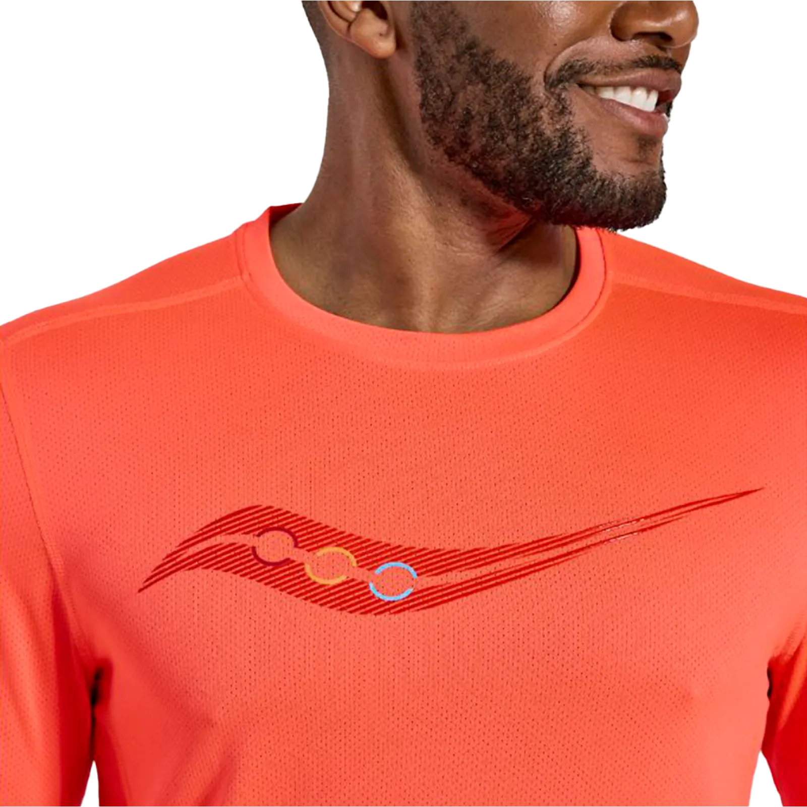 Чоловічий лонгслів Saucony STOPWATCH GRAPHIC LONG SLEEVE