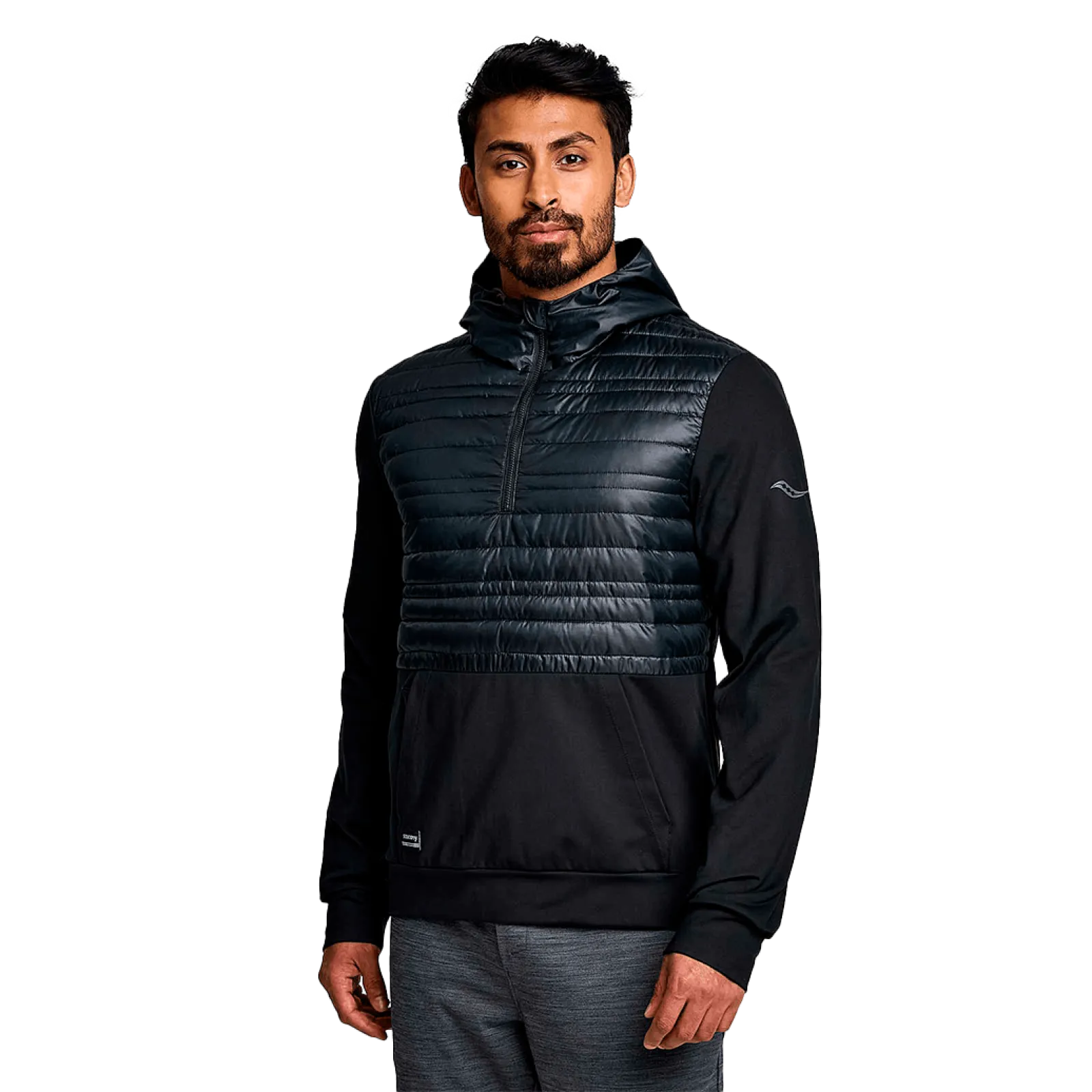 Чоловіче худі Saucony SOLSTICE OYSTERPUFF HOODY