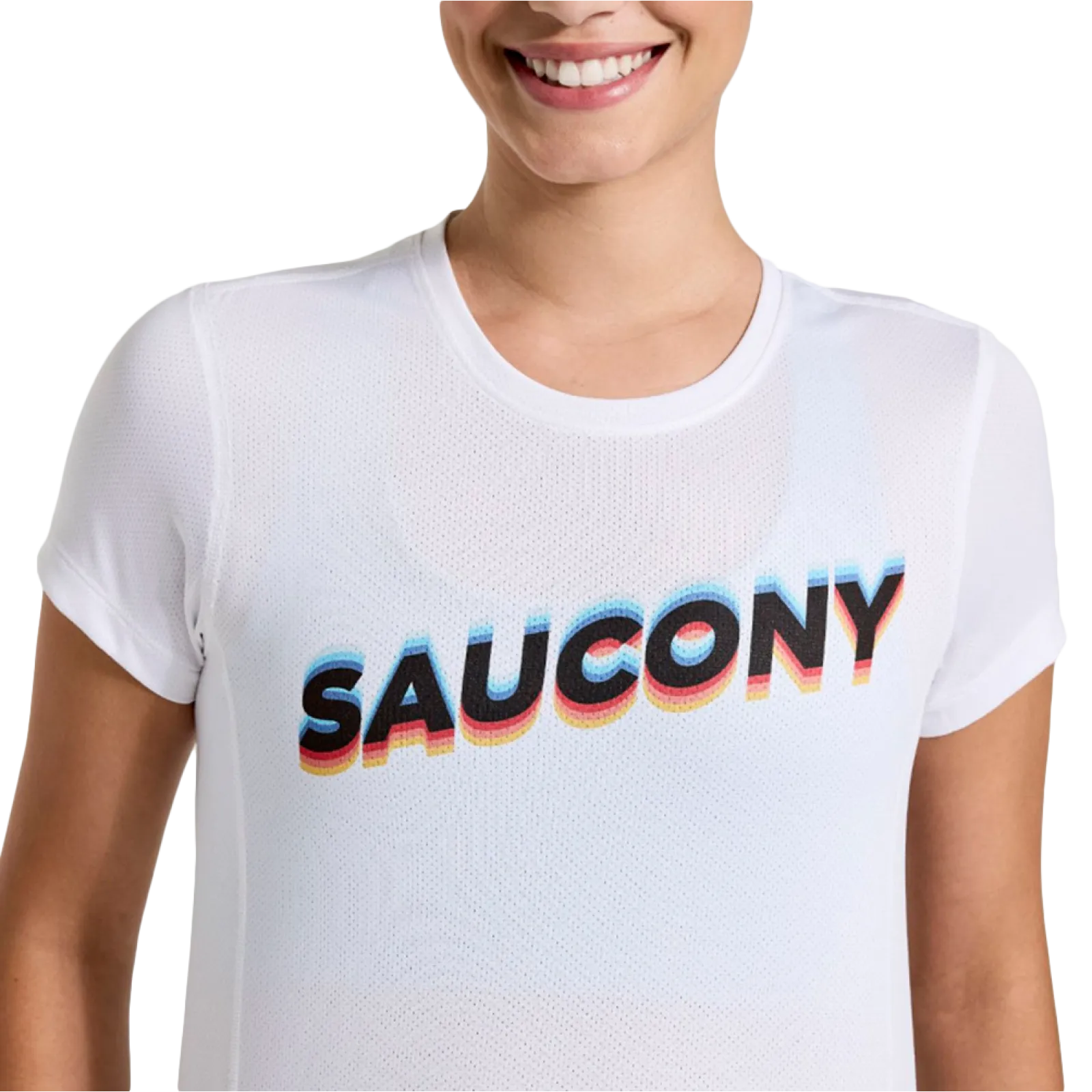 Жіноча футболка Saucony STOPWATCH GRAPHIC SHORT SLEEVE