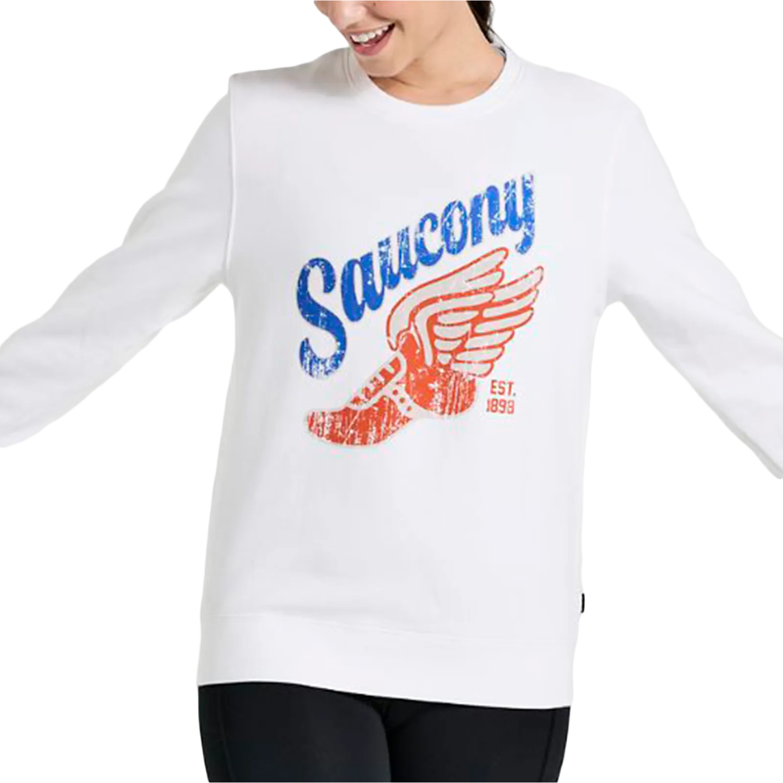 Жіночий реглан Saucony RESTED CREW