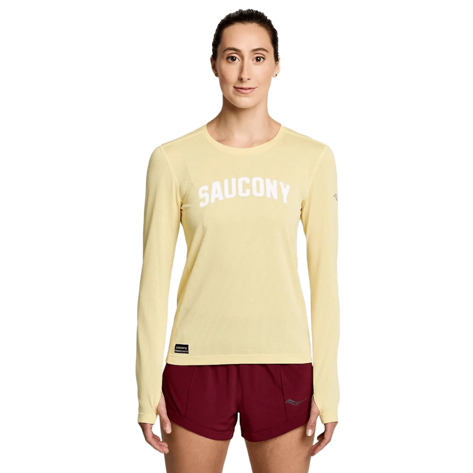Жіноча футболка Saucony STOPWATCH GRAPHIC LONG SLEEVE