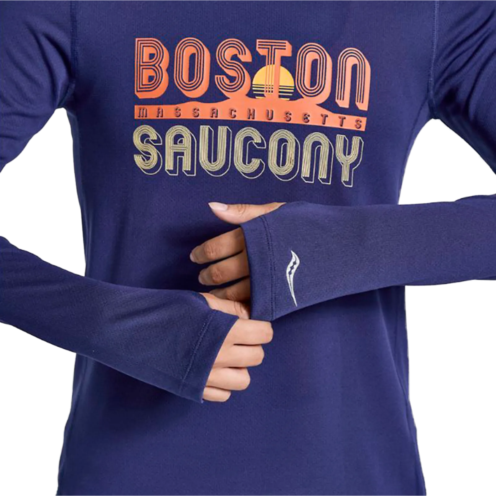 Жіночий лонгслів Saucony STOPWATCH GRAPHIC LONG SLEEVE