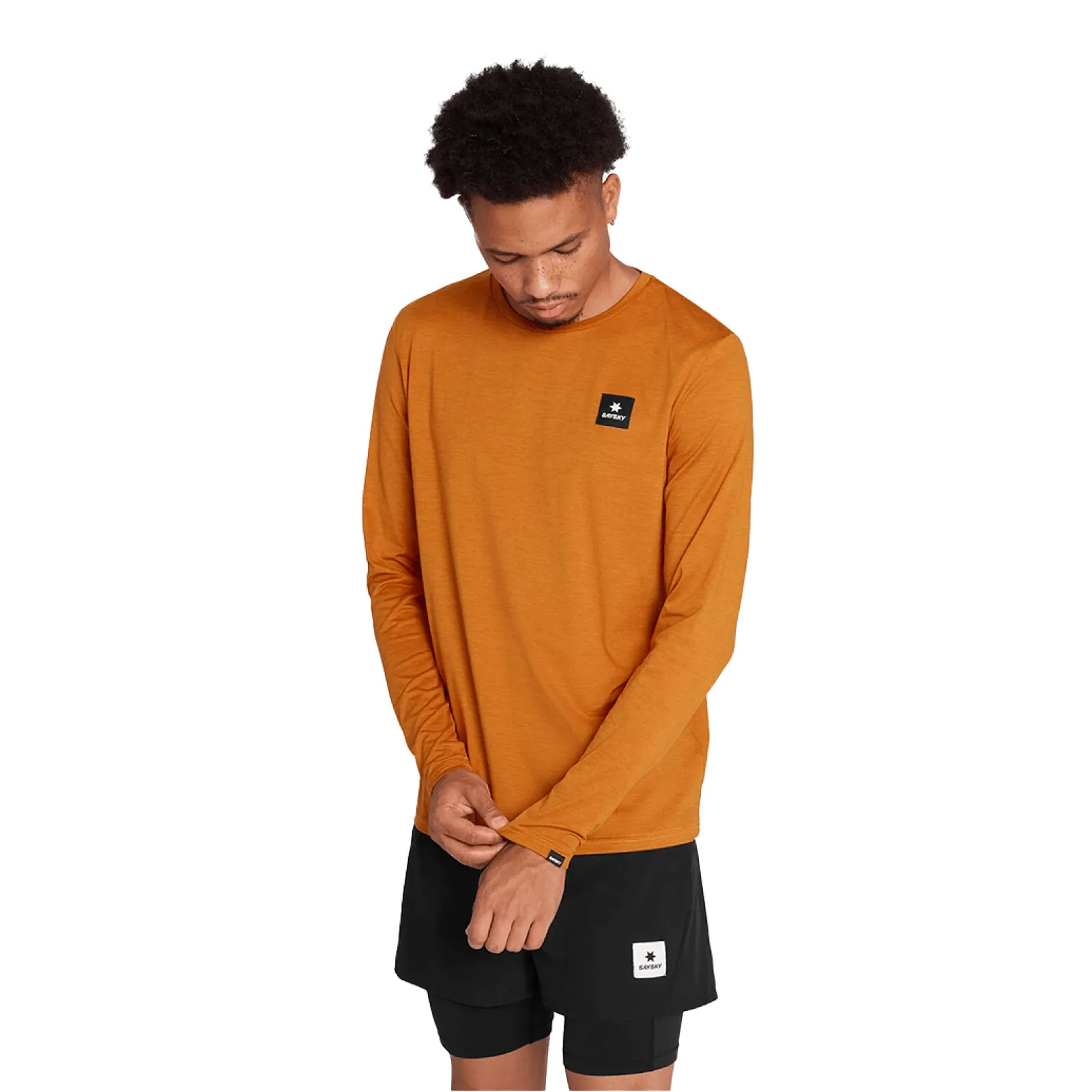 Чоловічий лонгслів SAYSKY REFLECTIVE LOGO PACE LONG SLEE