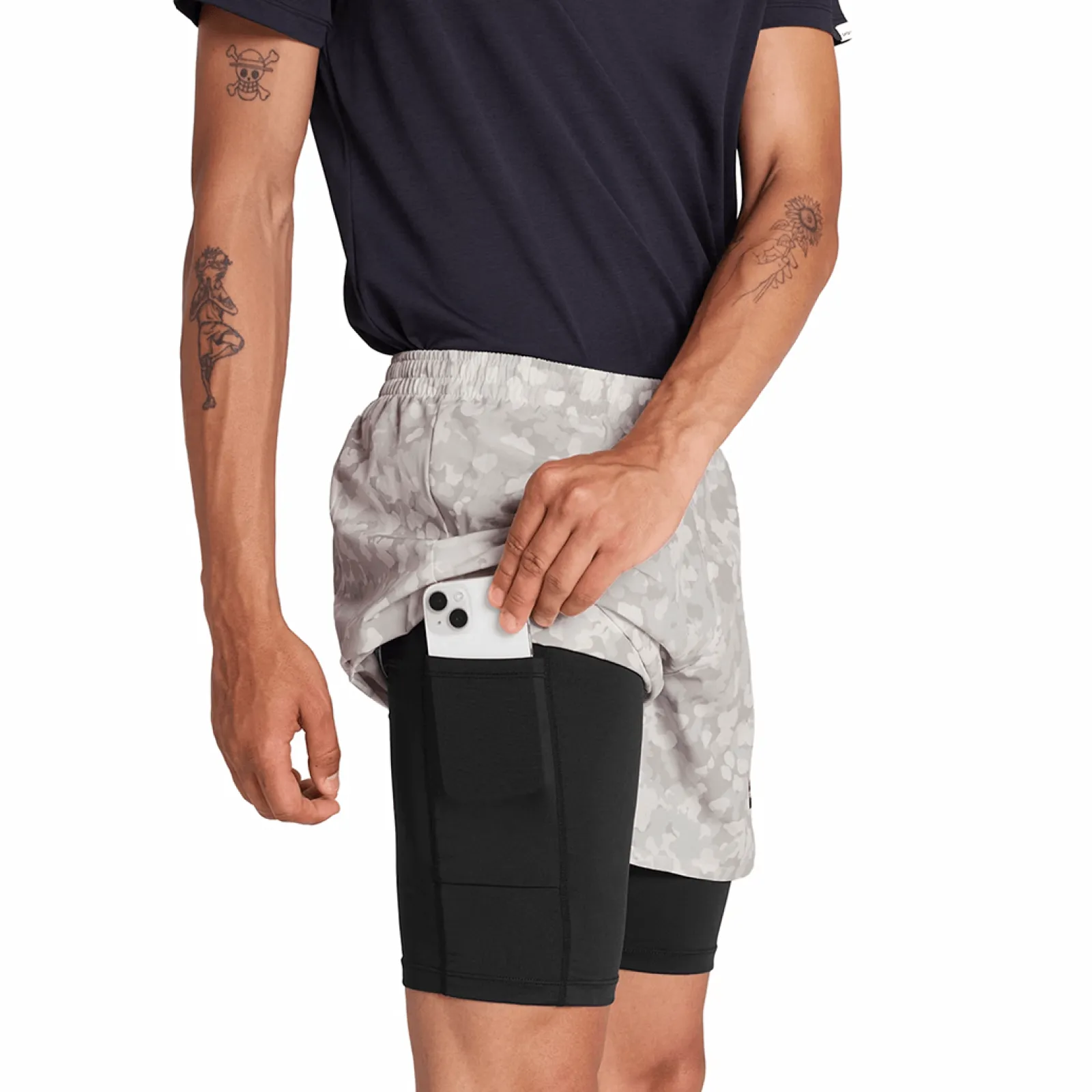 Чоловічі шорти SAYSKY CAMO PACE 2 IN 1 SHORTS 5