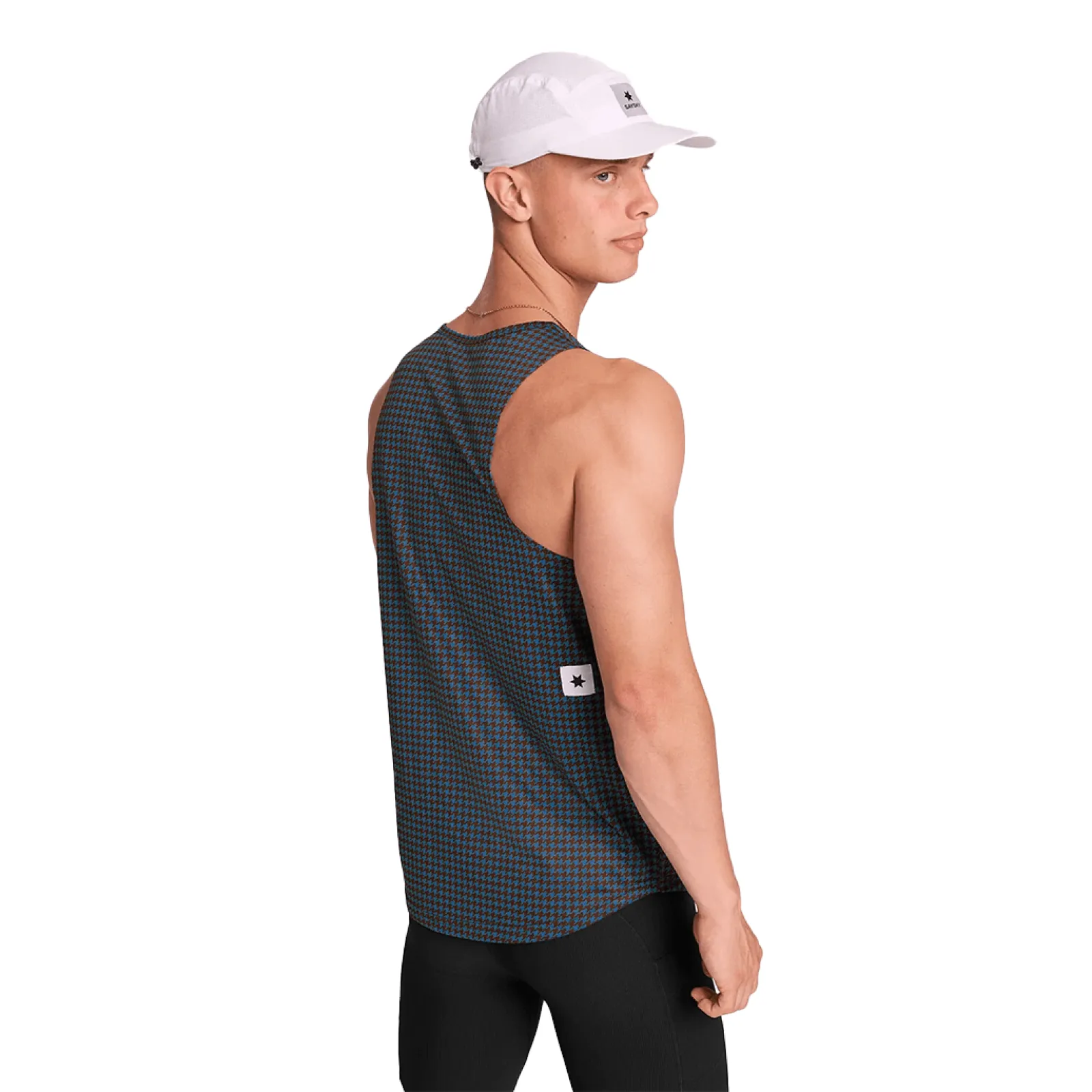 Чоловіча майка SAYSKY HOUNDSTOOTH COMBAT SINGLET