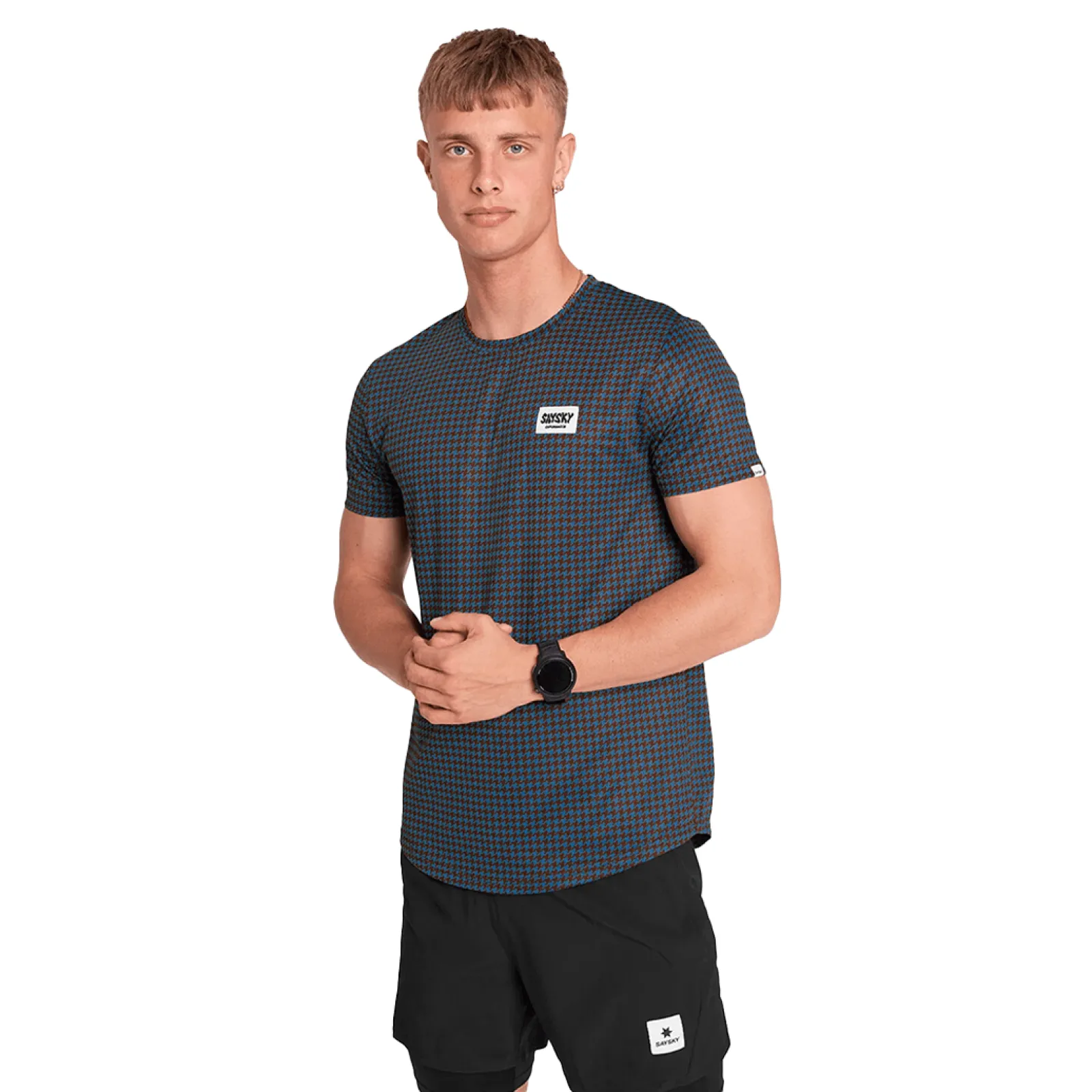 Чоловіча футболка SAYSKY HOUNDSTOOTH COMBAT T-SHIRT