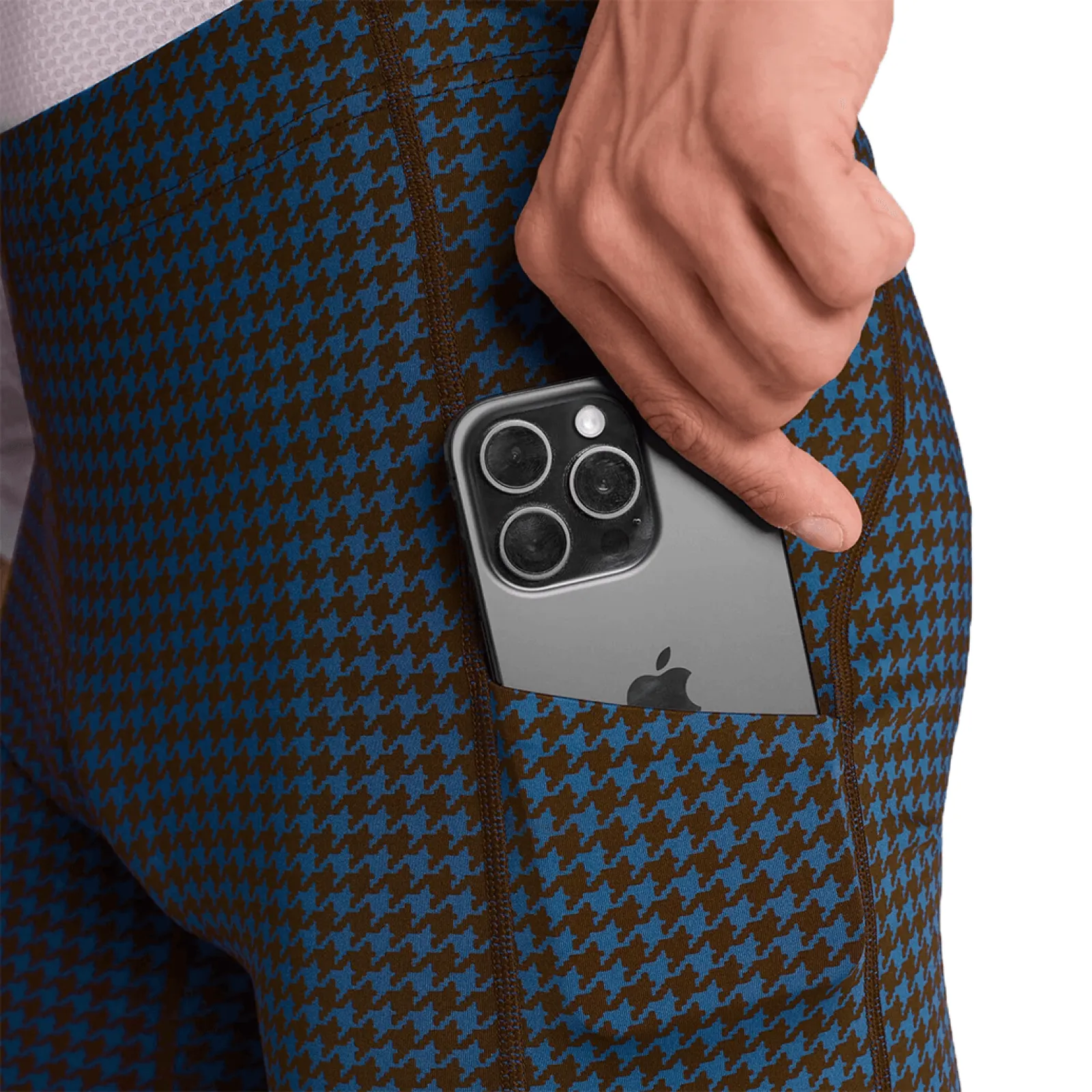 Чоловічі треки SAYSKY HOUNDSTOOTH COMBAT+ SHORT TIGH