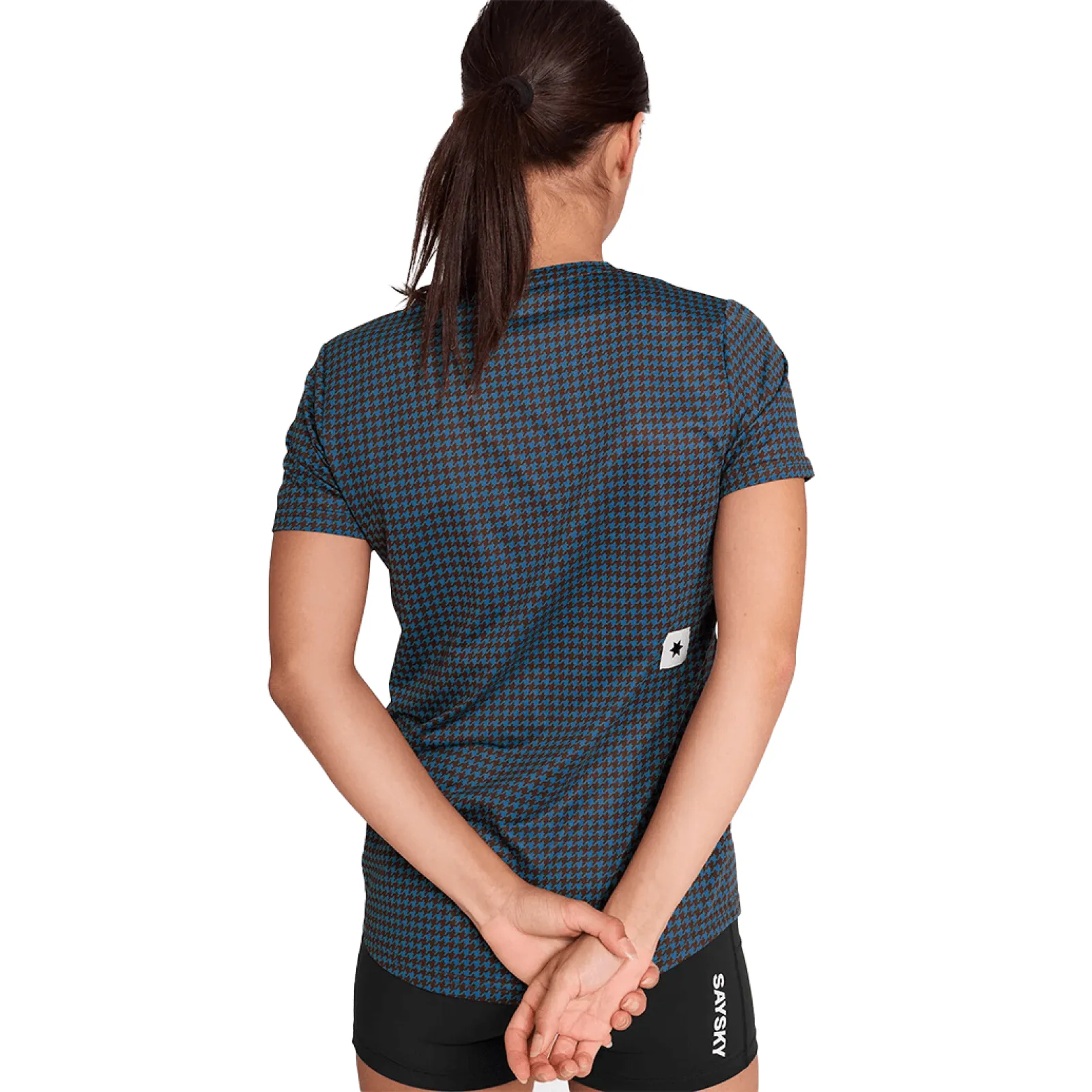 Жіноча футболка SAYSKY HOUNDSTOOTH COMBAT T-SHIRT