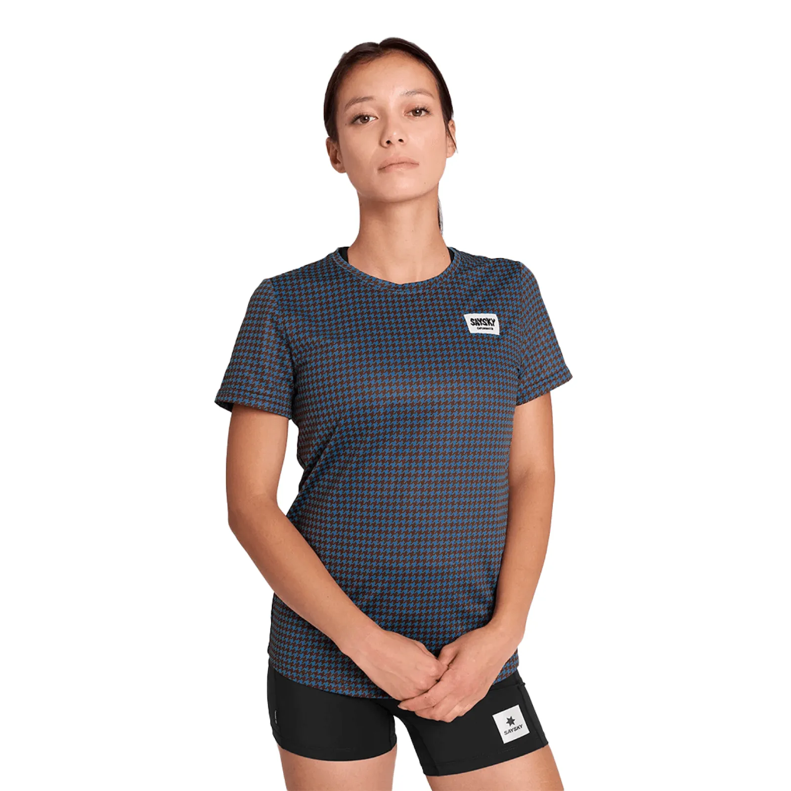Жіноча футболка SAYSKY HOUNDSTOOTH COMBAT T-SHIRT