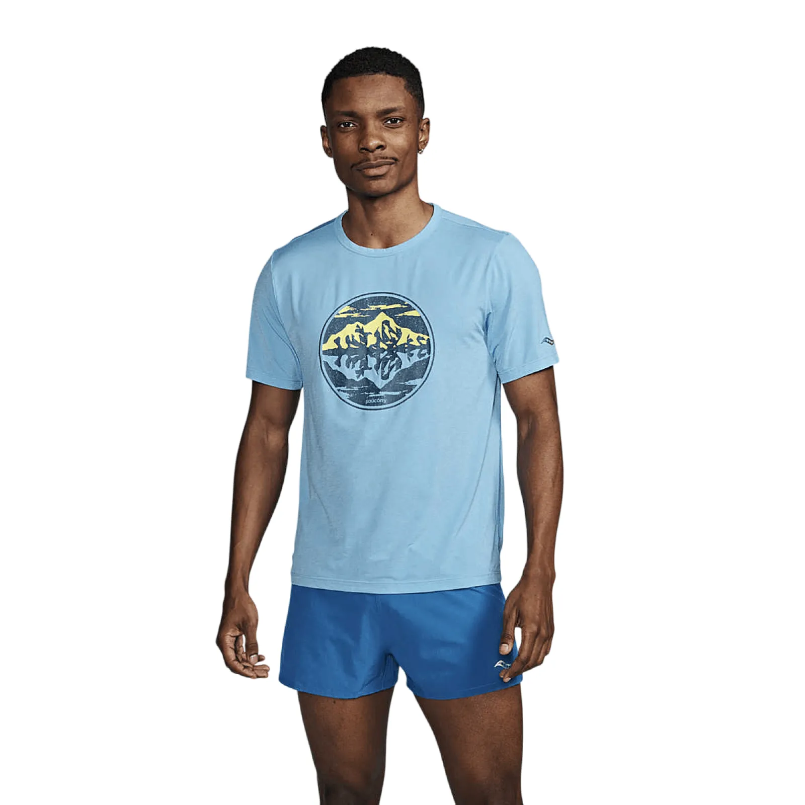 Чоловіча футболка Saucony STOPWATCH GRAPHIC SHORT SLEEVE