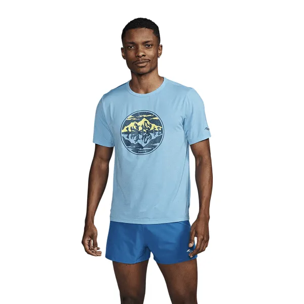 Чоловіча футболка Saucony STOPWATCH GRAPHIC SHORT SLEEVE