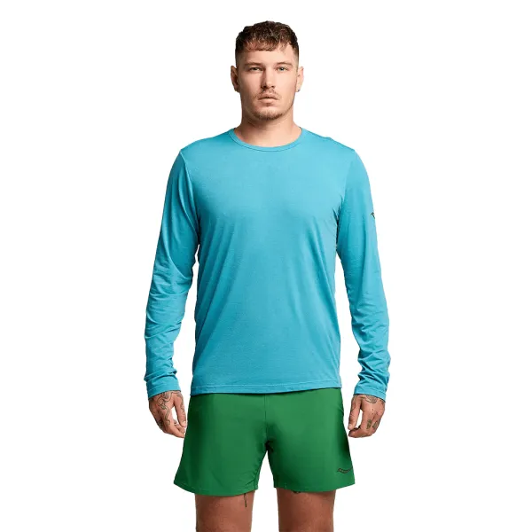 Чоловічий лонгслів  Saucony STOPWATCH LONG SLEEVE