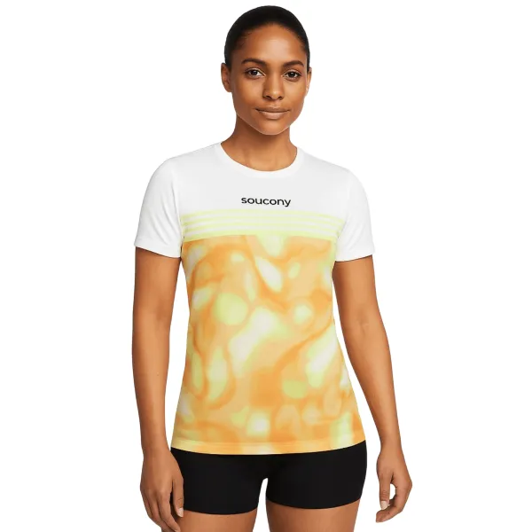 Жіноча футболка Saucony ELITE SHORT SLEEVE