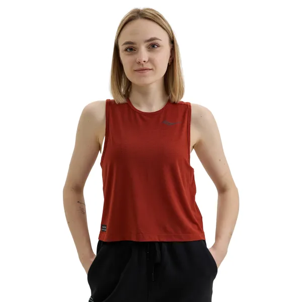 Жіноча майка Saucony STOPWATCH CROP TANK