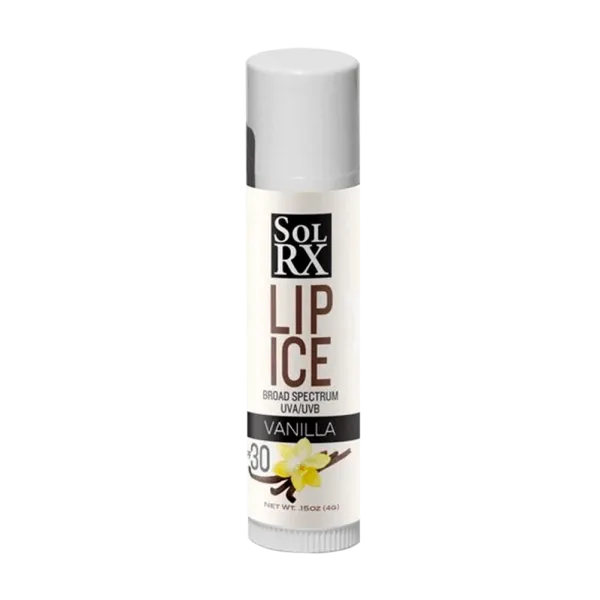Сонцезахисний бальзам для губ SolRx LIP ICE VANILLA SPF 30 4 g