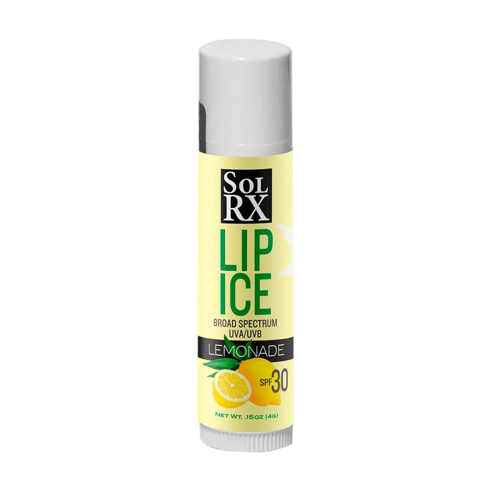 Сонцезахисний бальзам для губ SolRx LIP ICE LEMONADE SPF 30 4 g