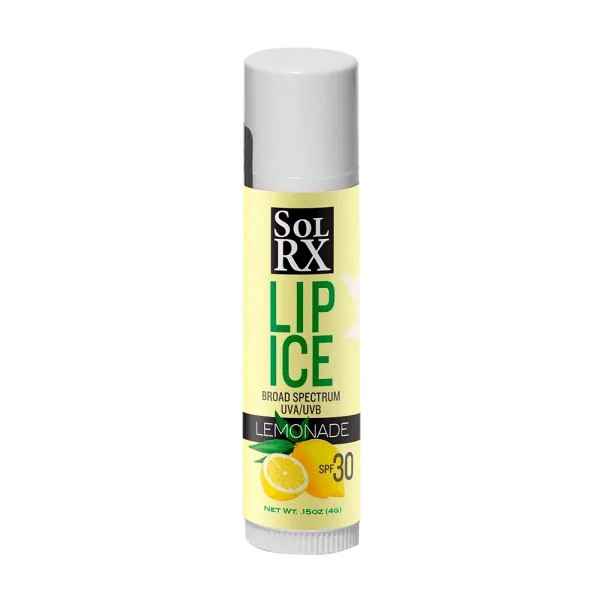 Сонцезахисний бальзам для губ SolRx LIP ICE LEMONADE SPF 30 4 g